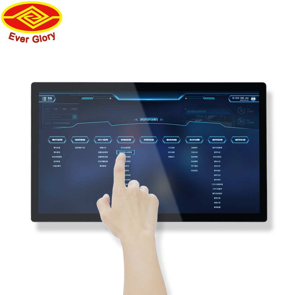 21.5 inch Touch Screen Monitor 178°/178° Viewing Angle Color Gamut 72% NTSC 10-point Touch Points Touch Screen Monitor